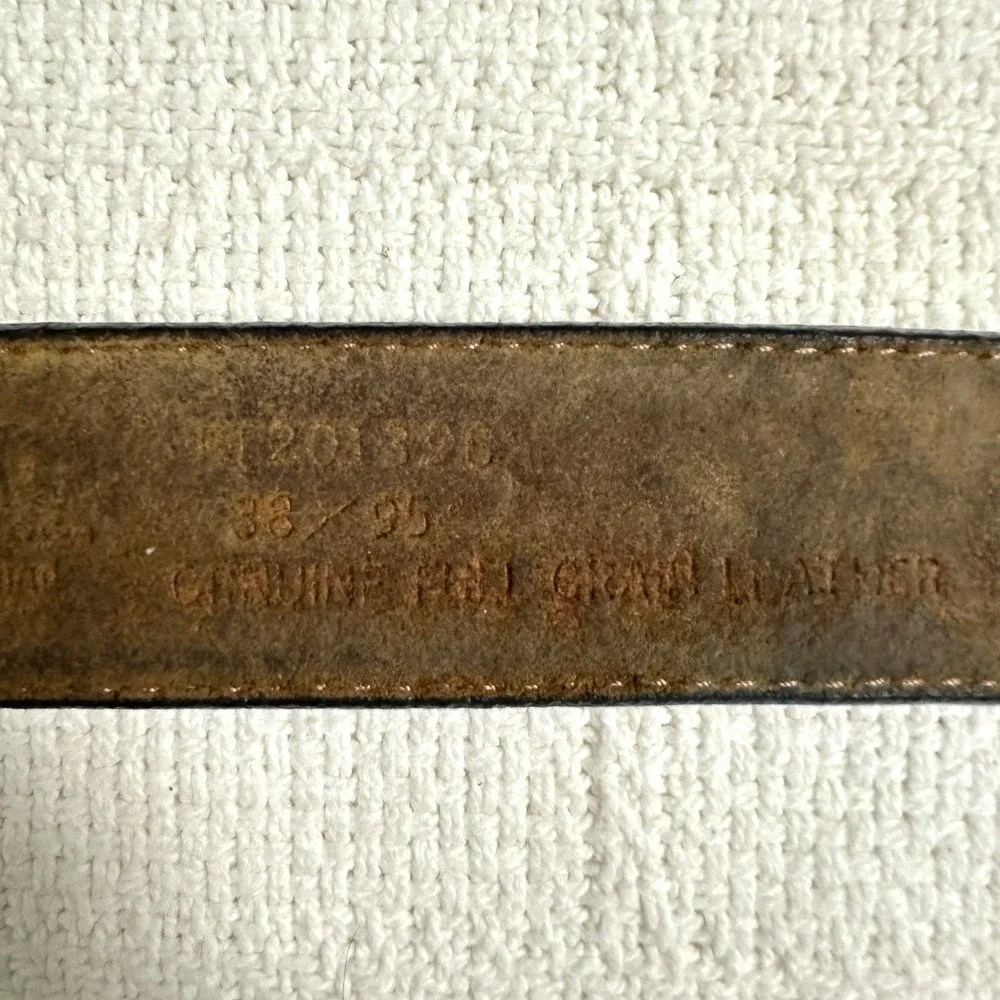 VTG Resistol‎ Brown Leather Western Woven Concho Belt 38 95 Cowboy Boho Rugged